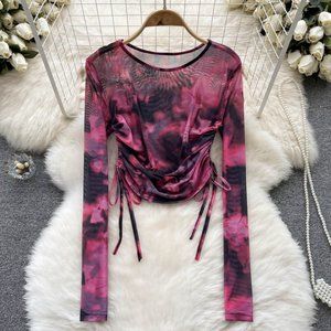 women's long sleeve slim bottoming shirt